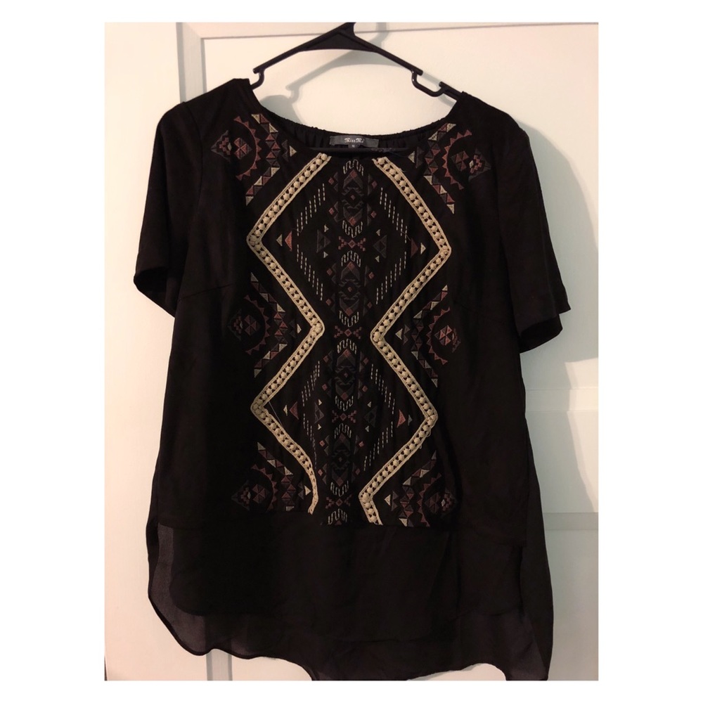 Black Miss Me Top